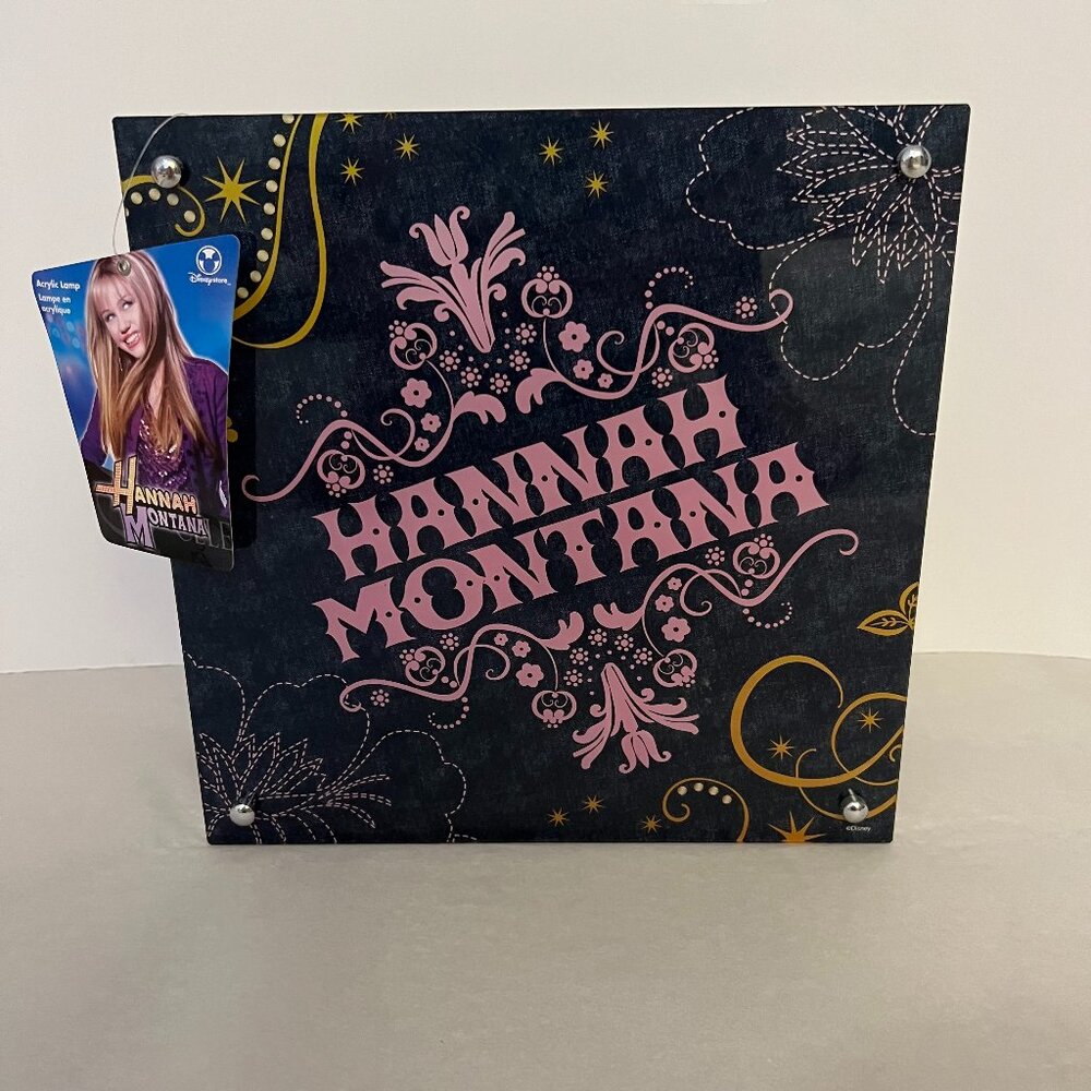 Hannah Montana Pink Floral Wall Art Sign - Hannah Montana Brand
